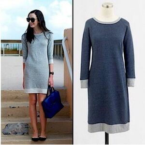 J. Crew Blue Sweatshirt Dress